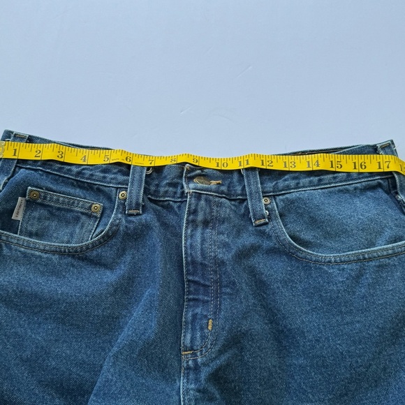 Carhartt Men's Blue Jeans 38x30 relaxed fit - Picture 3 of 9